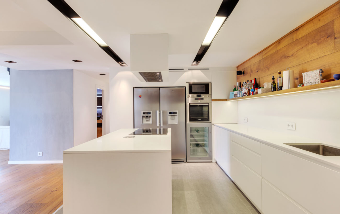 luxury villa terrace with swimming pool and private garden in Palma, Mallorca