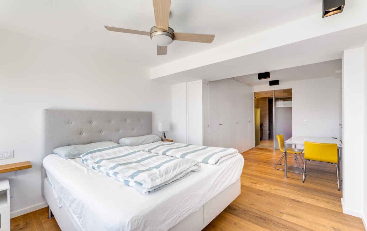 luxury villa terrace with swimming pool and private garden in Palma, Mallorca