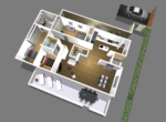 Plan 1st floor 3D - 3